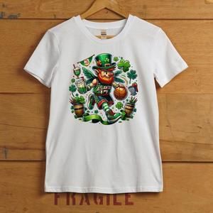 Atlanta Hawks - Nba - St. Patrick_S Day T-Shirt - Unisex White T-Shirt